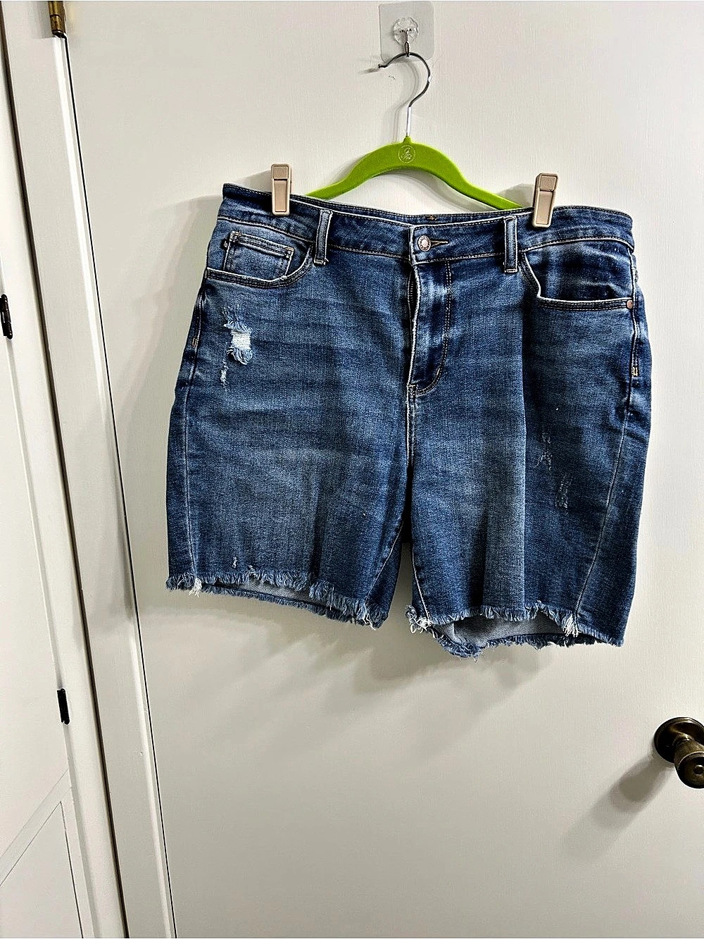 Judy Blue Denim Jean Shorts Blue Size 1XL